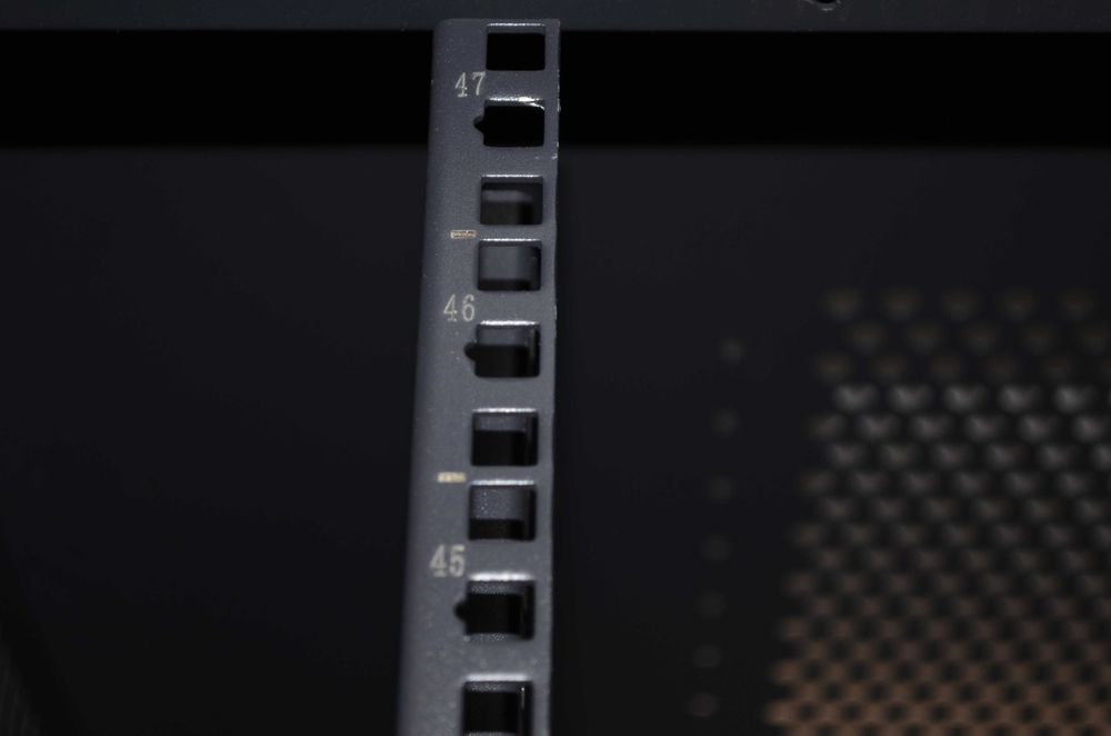 Szafa rack serwerowa 19" Lanberg 47U 800x1200 czarna na kółkach