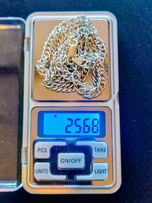 Srebrny łańcuszek ITALY 925 + krzyżyk i medalik - 29,65 gr