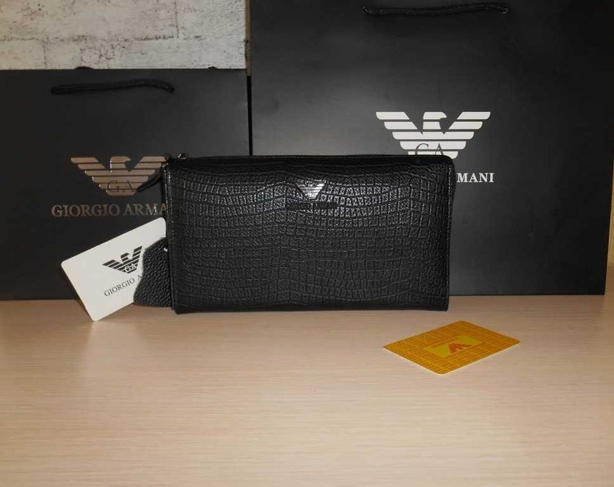portfel MĘSKI Emporio Armani Saszetka Torebka, skora 588