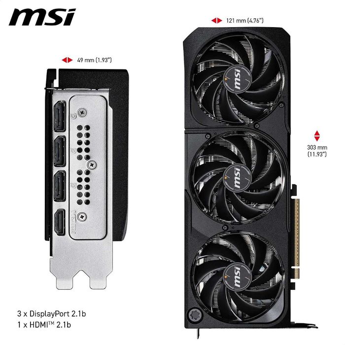 MSI GeForce RTX 5080 16G Shadow 3X OC Gaming