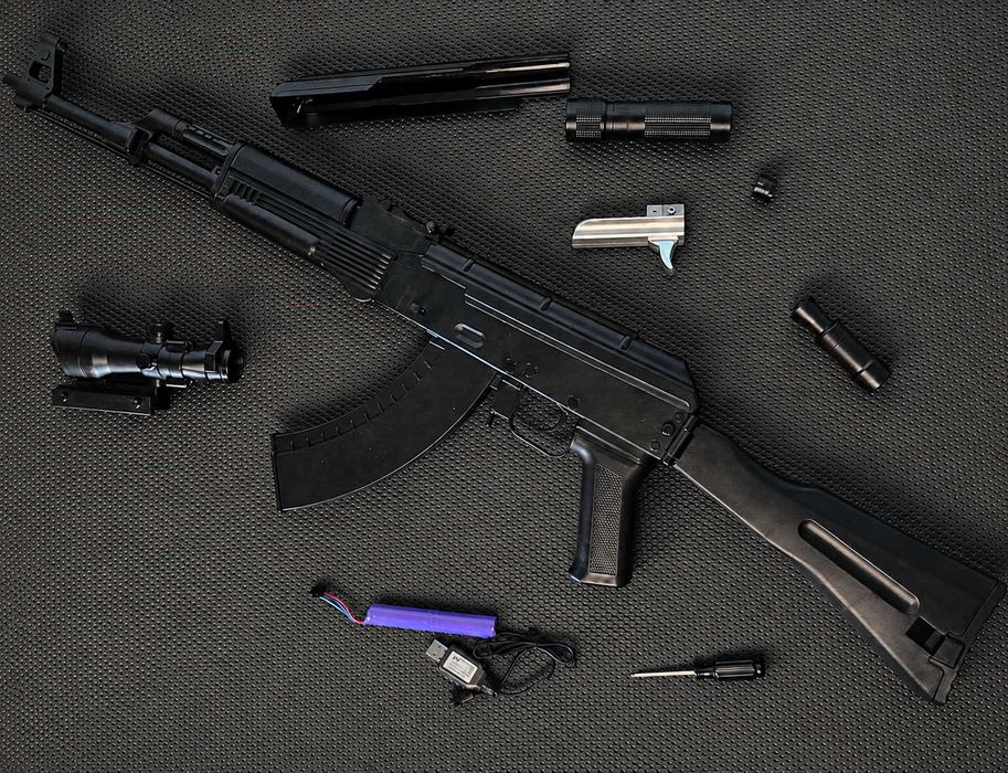 AK-47 Arma Orbeez/Gel Elétrica + 10.000 Munições