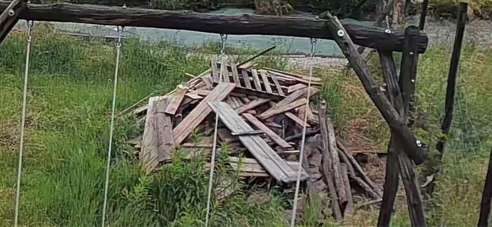 Drewno po budowie opałowe