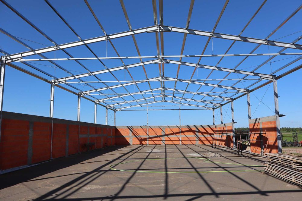 Konstrukcja stalowa 14x35 budynek gospodarczy chłodnia hala magazyn