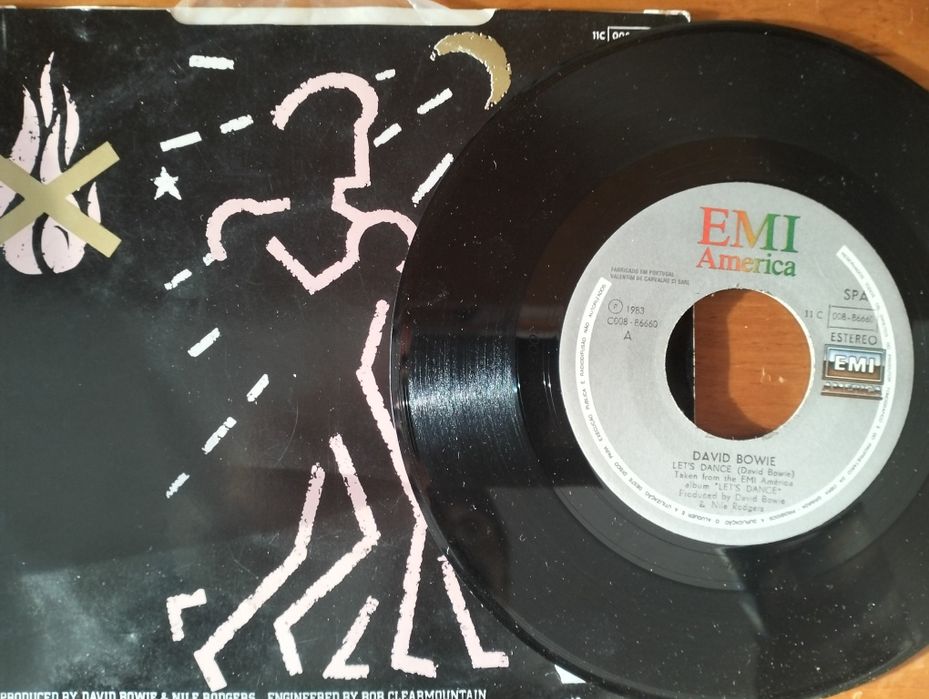 Disco de vinil single David Bowie