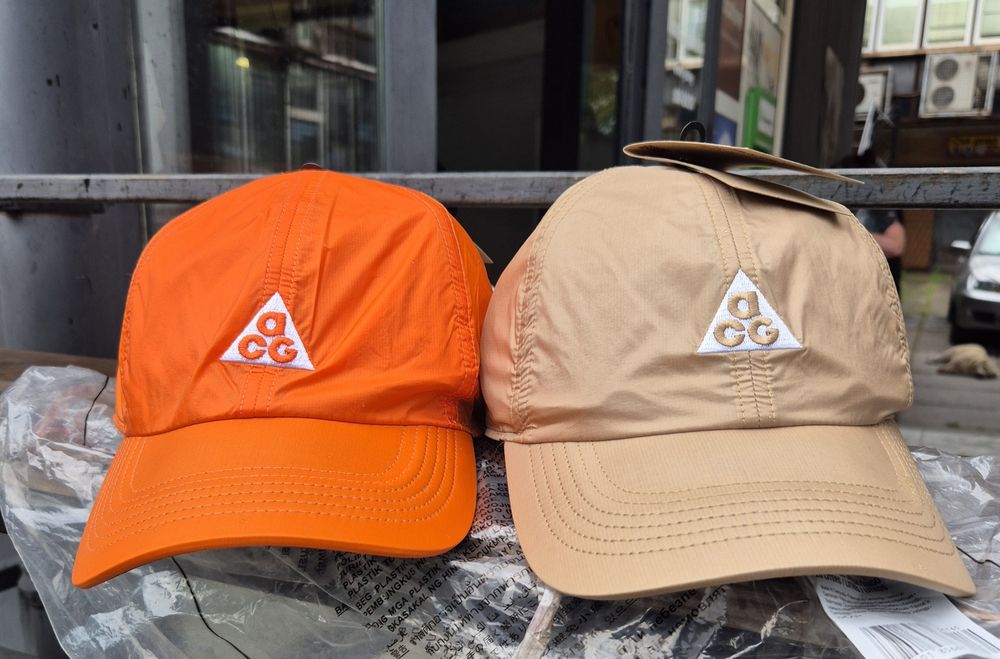 Нейлоновая кепка бейсболка Nike ACG Dri-Fit Club Unstructured Acg Beige FB6533-297