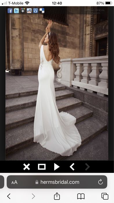 Suknia ślubna Herm’s Bridal roz. 36