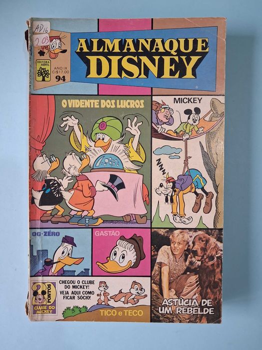 ALMANAQUE DISNEY - Lote de revistas anos 70/80 brasileiras Editora Abril.