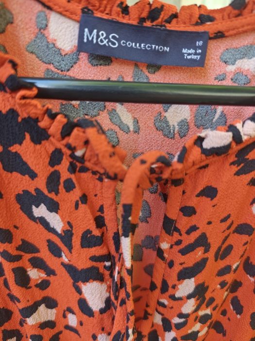 Приталенное летнее платье из вискозы mark's Spencer