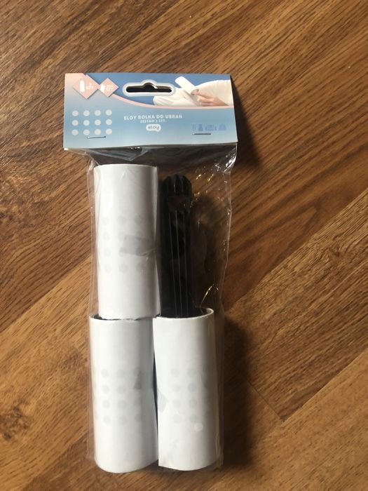 Zestaw rolek do czyszczenia ubrań włosy sierść kurz koty psy Eloy