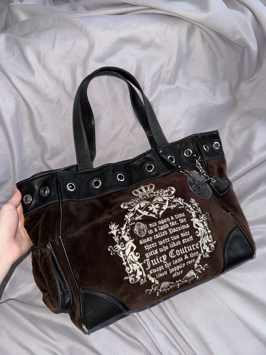 ориг вінтажна y2k сумка тоут Juicy Couture Once Upon a Time Daydreamer