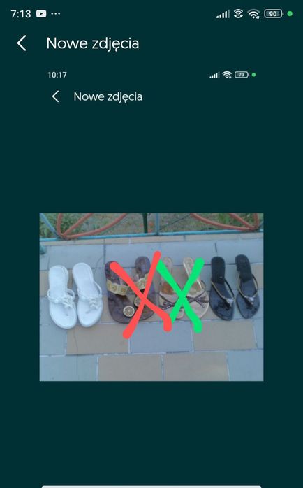 Klapki damskie rozmiar 40 i 41