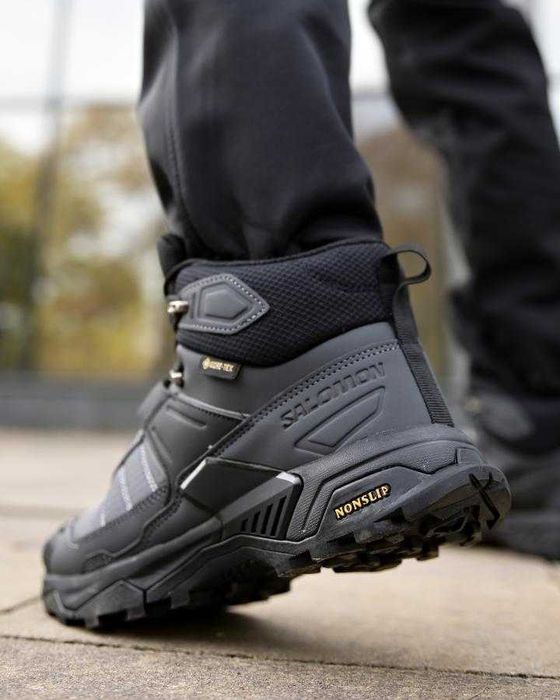 Зимові кросівки Salomon X Ultra 4 Mid хутро (41-46) Черевики чоловічі