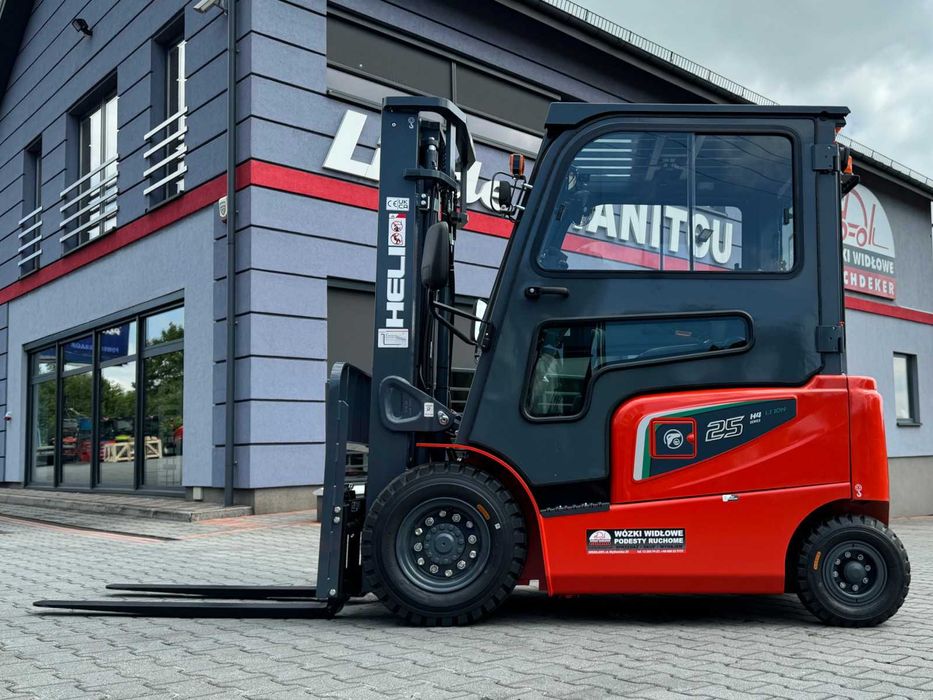 Elektryczny wózek widłowy Heli Li-ION 2500 kg – [PROMOCJA] Nowy, gwarancja, UDT*