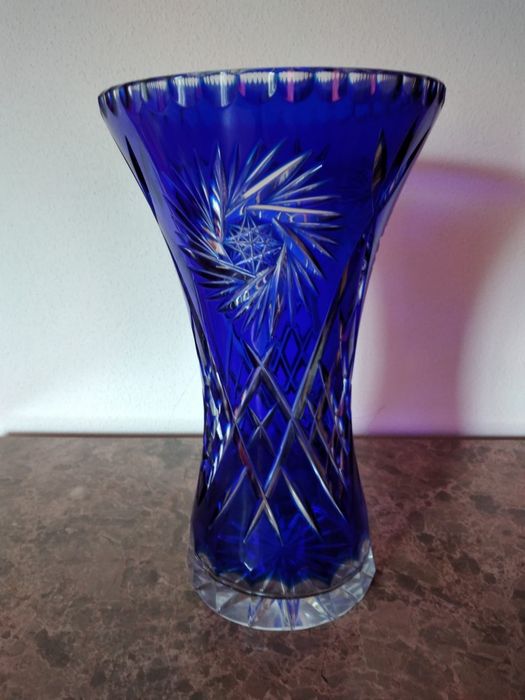 Jarra Cristal Azul
