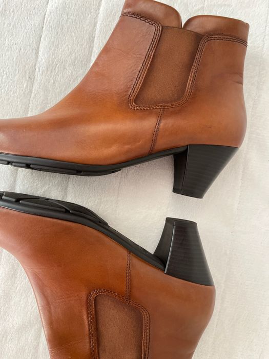 Gabor shoes hovercraft skórzane botki damskie rozmiar 8
