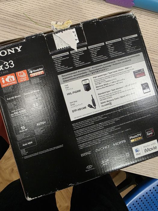 Sony A 33 lustrzanka uszkodzona