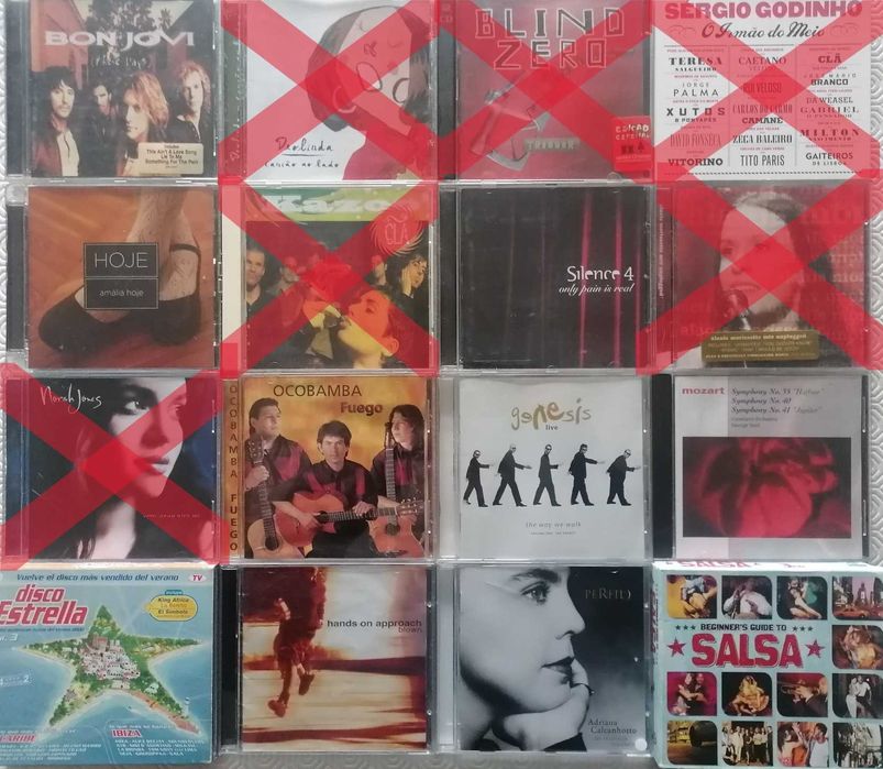 Lote + 110 CD's música originais