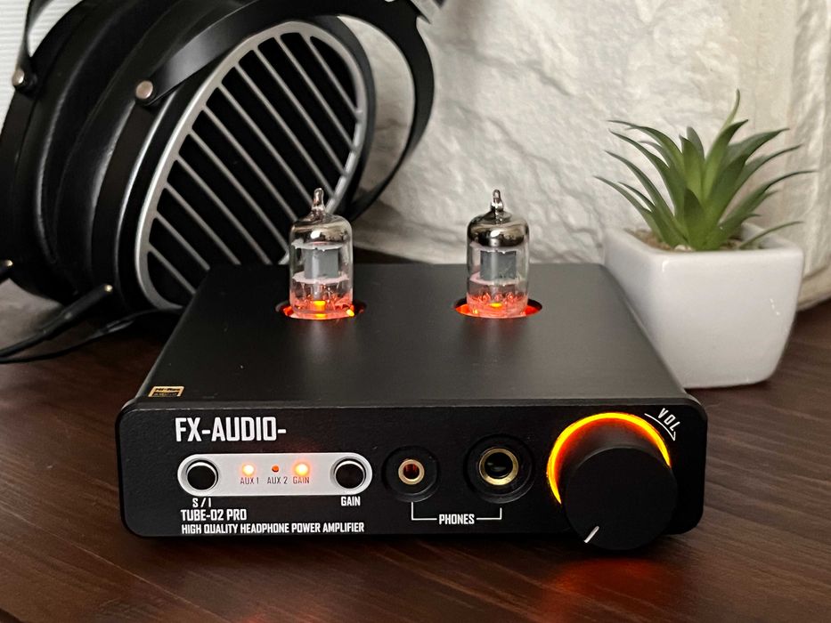 Підсилювач для навушників, попередній підсилювач FX-AUDIO TUBE-02 PROm