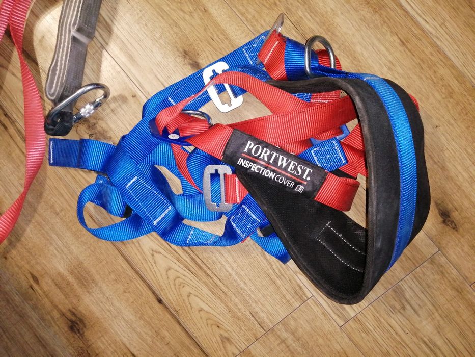 SZELKI BEZPIECZEŃSTWA  nowe do pracy na wysokości plus pas amortyzator