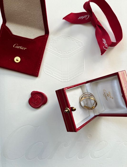 Pierścionek Cartier Trinity rozmiar 56 unisex