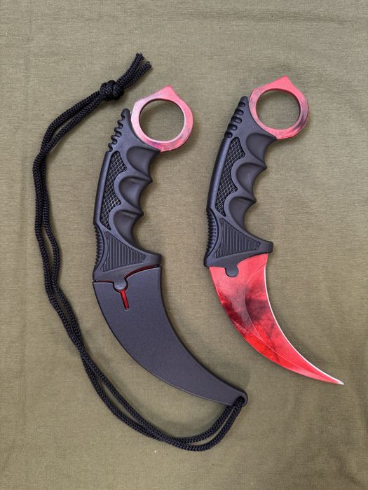 Керамбіт Claw Стандофф 2, Karambit Doppler Ruby CS2, Керамбіт металевий Стандофф 2. Керамбіт градієнт, керамбіт на подарунок , Керамбит волны рубин