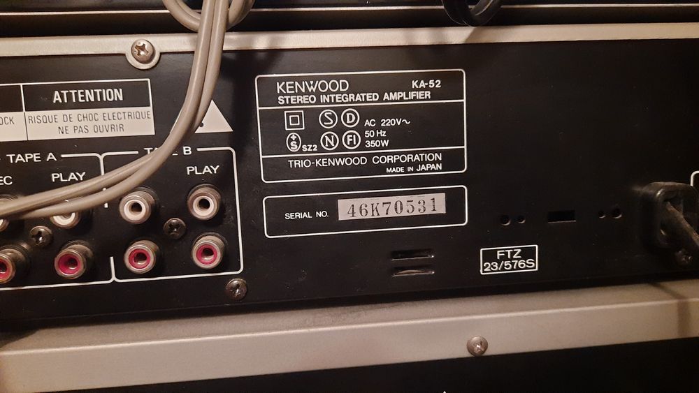 Wieza Kenwood Silver srebrna lata 80 te