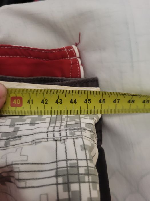 Spodenki  męskie  3sztuki w pasie 46cm cena 8zlotych