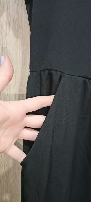 Czarny kombinezon marki booho