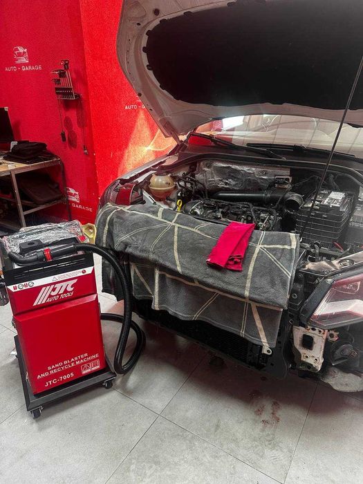 Чистка горіхом - клапанів, турбін, дроселя  | Горіхоструй | Автосервіс