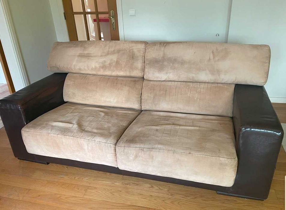 Sofá Stoffus 3 lugares com chaises longues