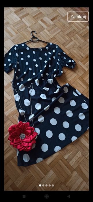 Sukienka w grochy L/xl Carry