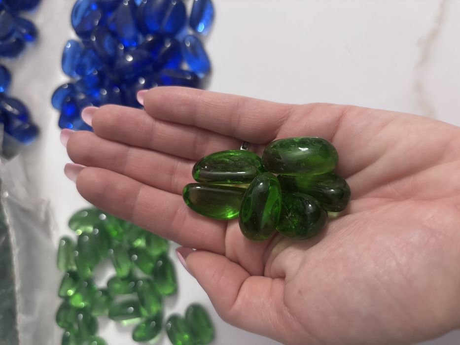 Kamienie ozdobne  , szklane ,akwaryjne