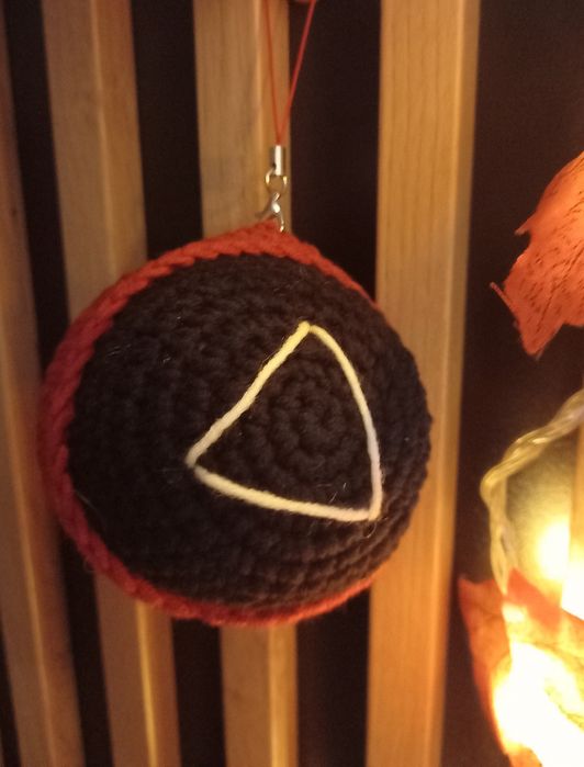 Brelok Squid Game, handmade,  rękodzieło