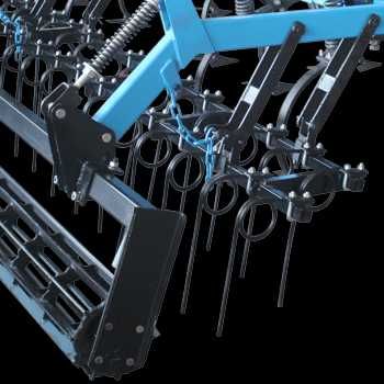 Причіпний культиватор КГШ-4 із пружинними боронами та катками