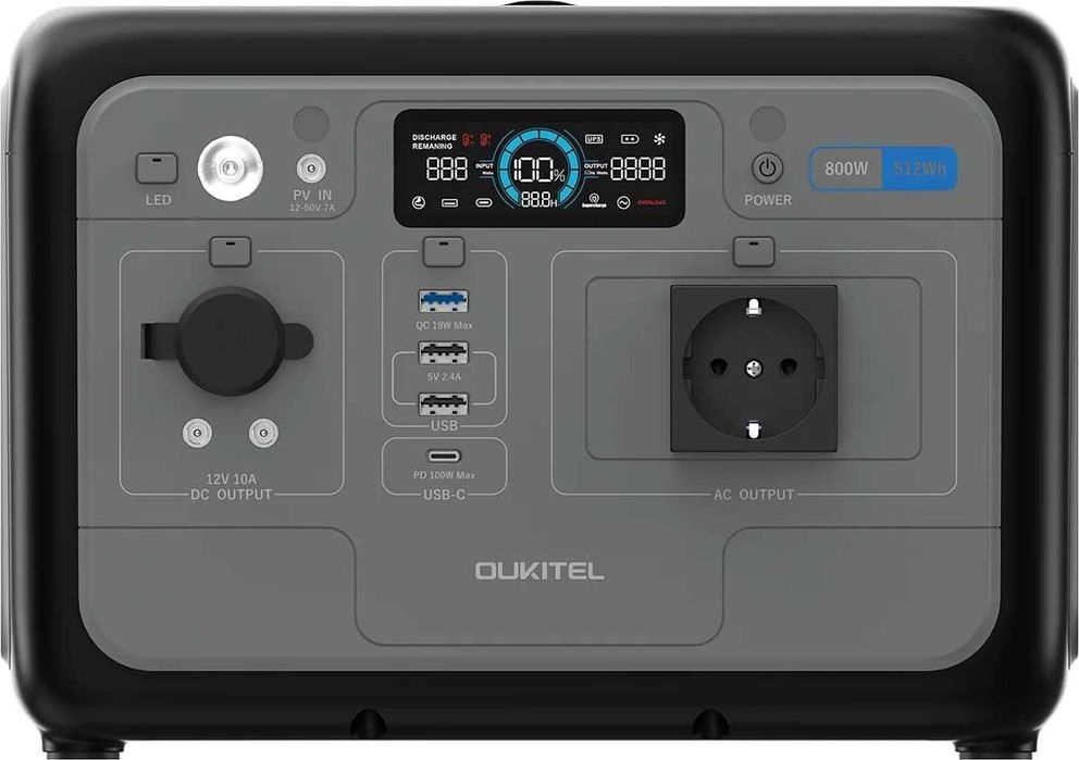 Зарядна станція Oukitel P800 800 Вт/512 Вт·год (в наявності)