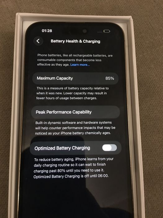 iPhone 14 pro max Gold 128gb Neverlock