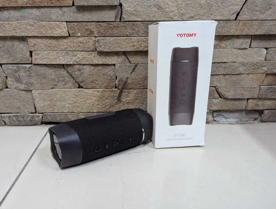 Портативна Bluetooth колонка Votomy VT360 30W IP67т розумна акустика