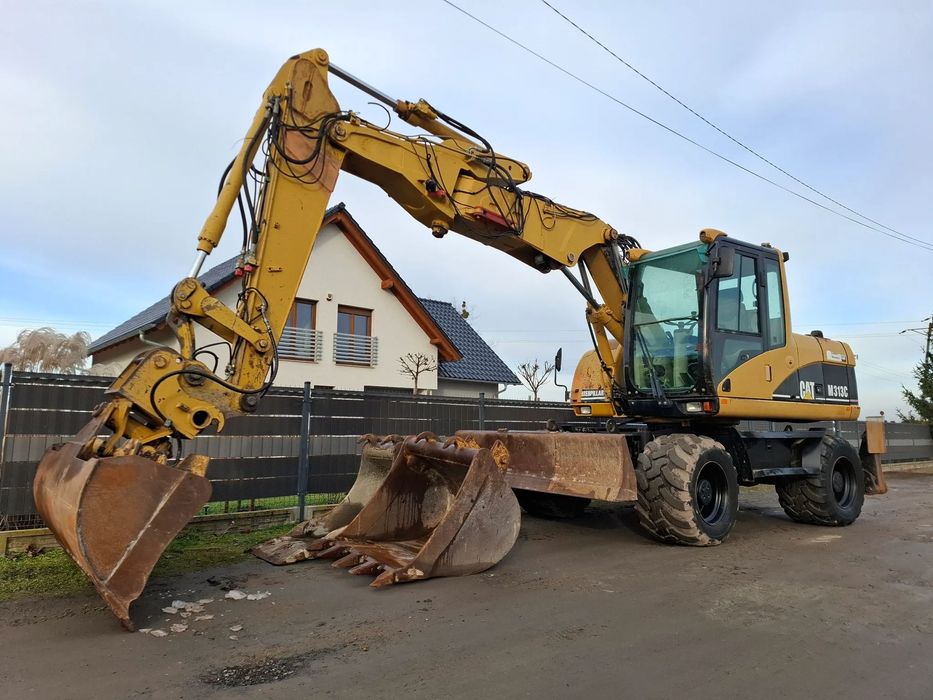 Caterpillar M313C  Koparka kołowa CATERPILLAR M313C 3 Łyżki Sprowadzona 2004r