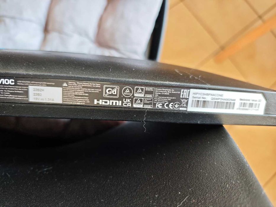 Monitor AOC 22B2H  22 cale
