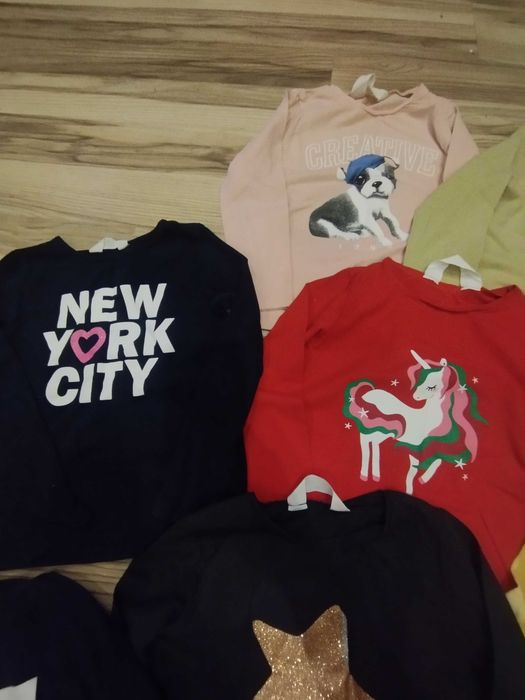 Bluzki z długim rękawem H&M 116/122