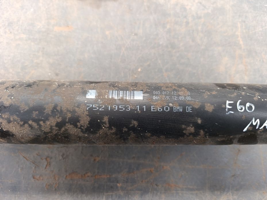 BMW E60 3.0d 235km wał napędowy Manual