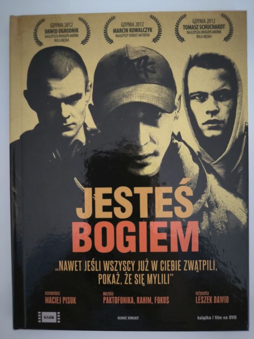 Jesteś Bogiem DVD plus książka