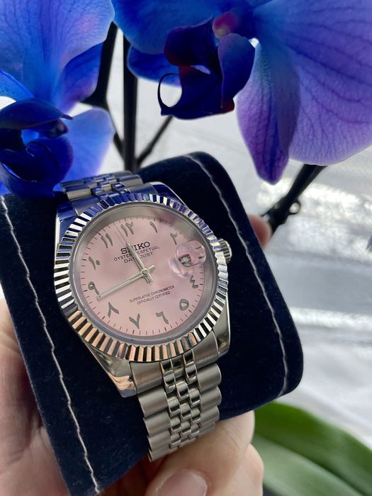 Damski Zegarek Seiko Oyster Perpetual 4R35B Pink Edition/Automat!