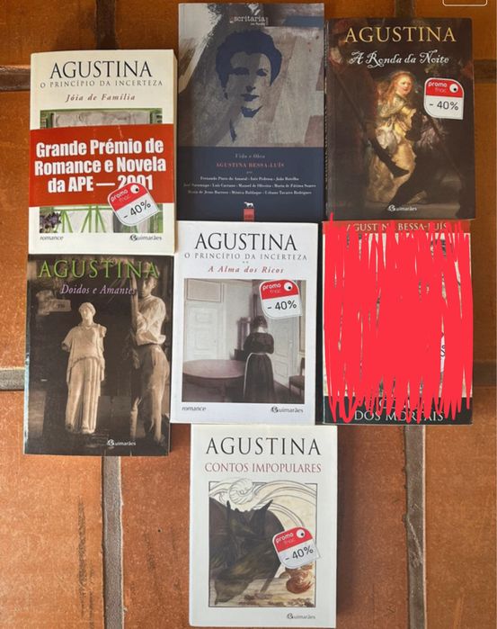 Lote livros de Agustina Bessa-Luís
