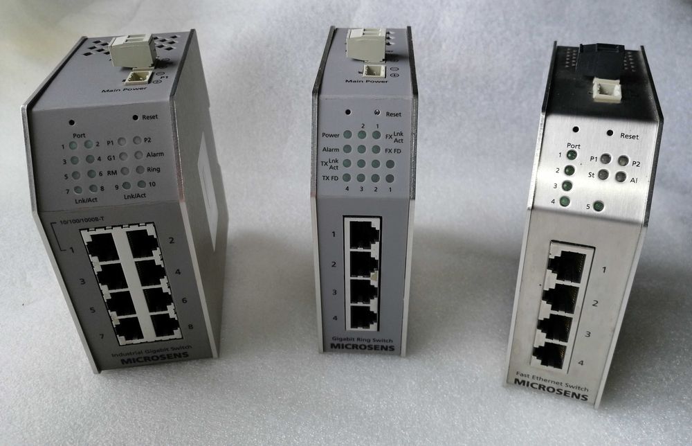 Conjunto Switchs Industrial MICROSENS