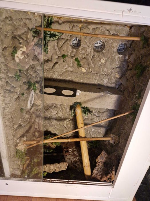 Terrarium przesuwne szyby