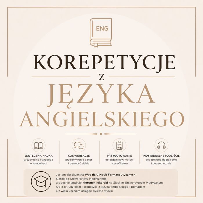 Korepetycje z języka angielskiego