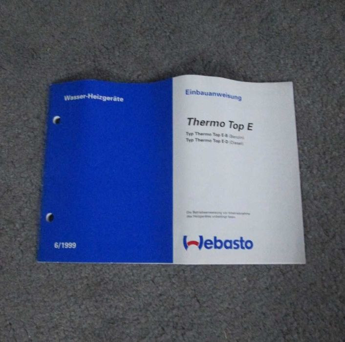 Instrukcja obsługi systemu samochodowego ogrzewania Webasto