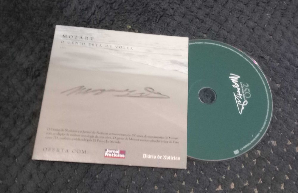 Mozart - O génio está de volta CD Comemoração dos 250 anos