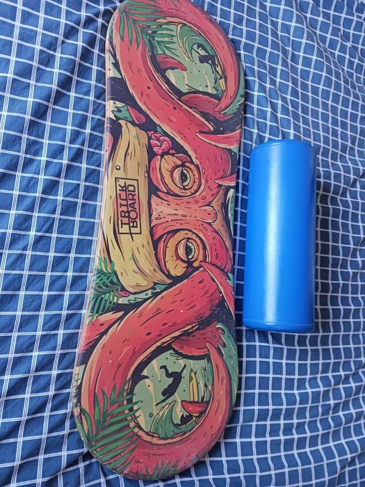Deska balansowa Trick board 87 cm  z wałkiem do balansowania